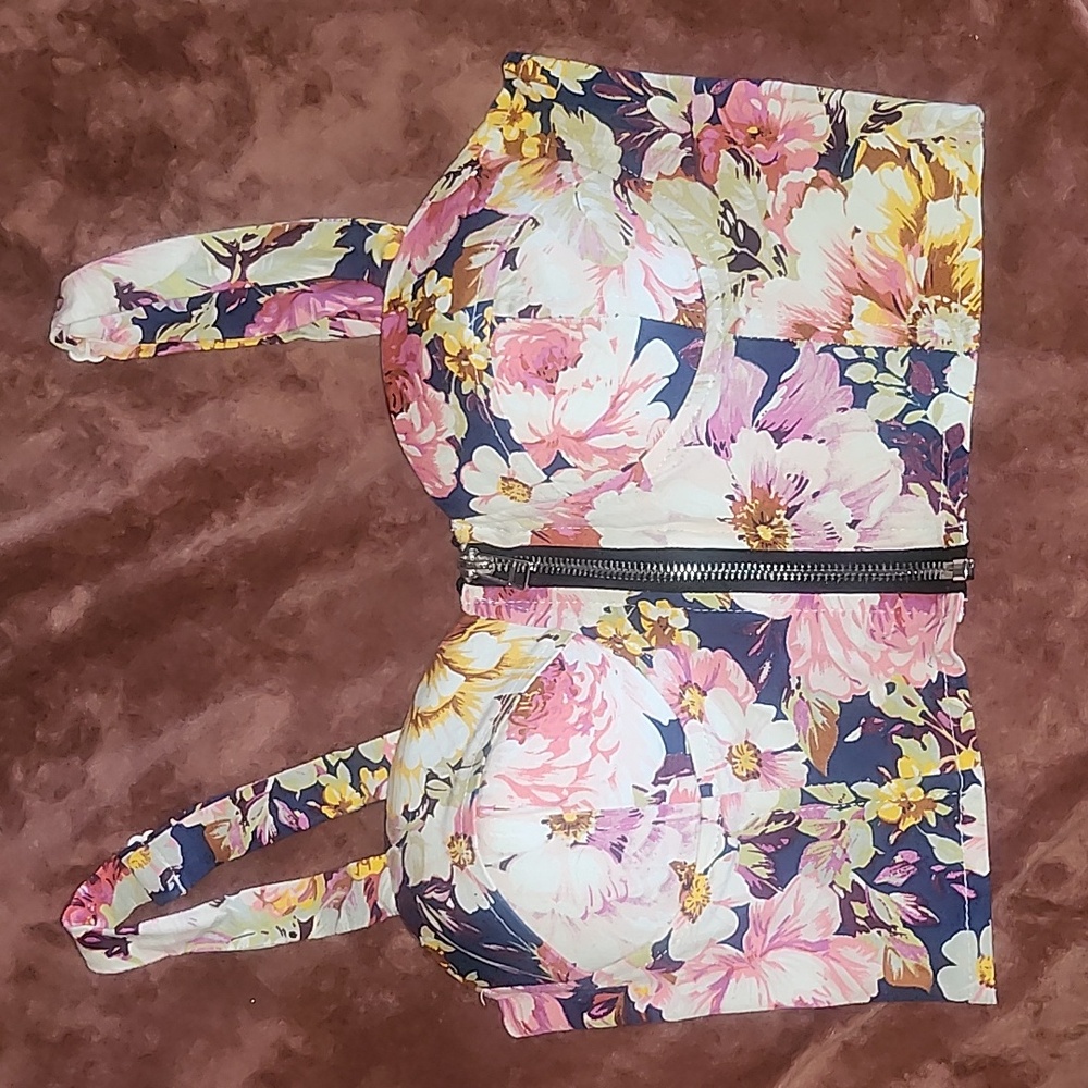 Floral Bustier Top